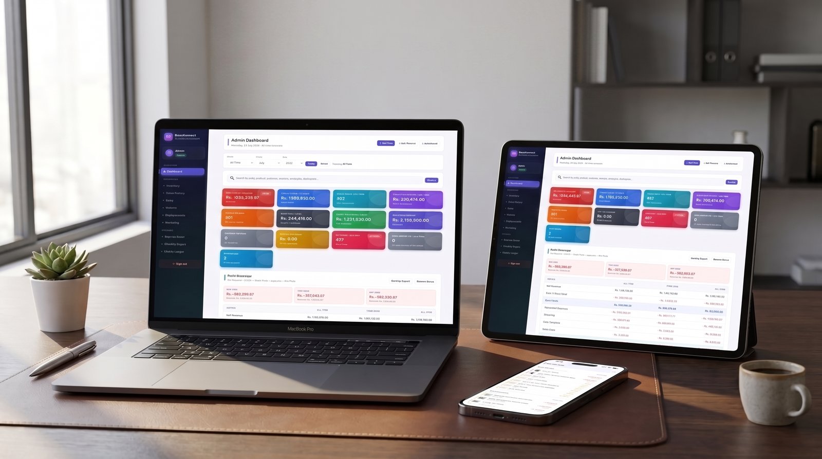 BaazKonnect dashboard